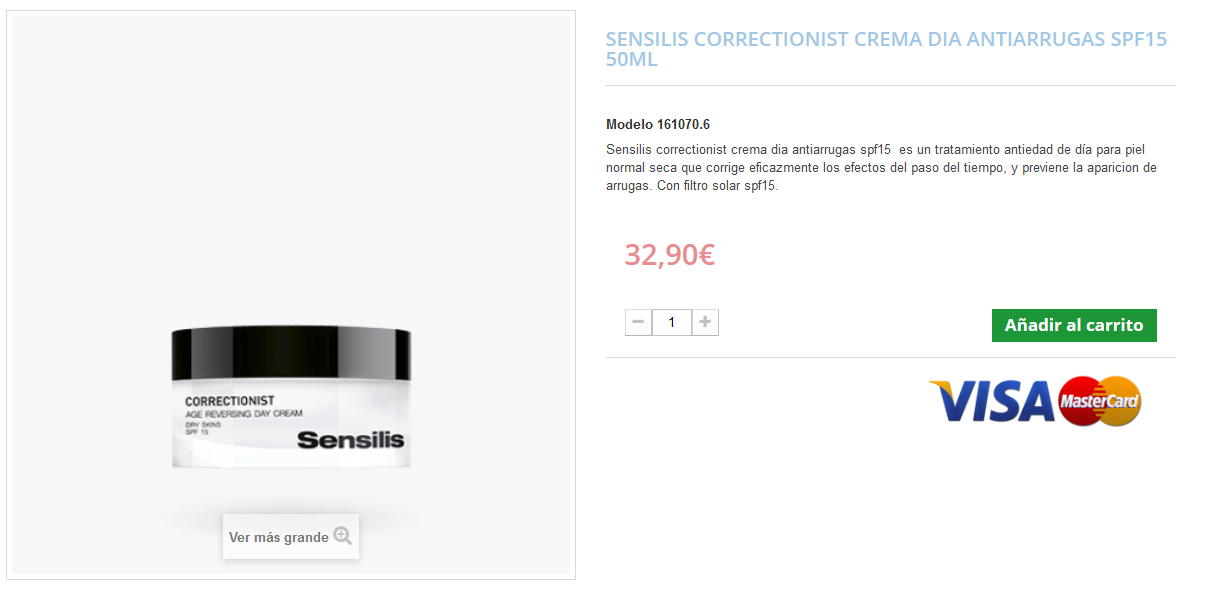 comprar crema antiedad sensilis online