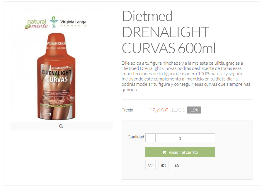 comprar dietmed drenalight curvas online